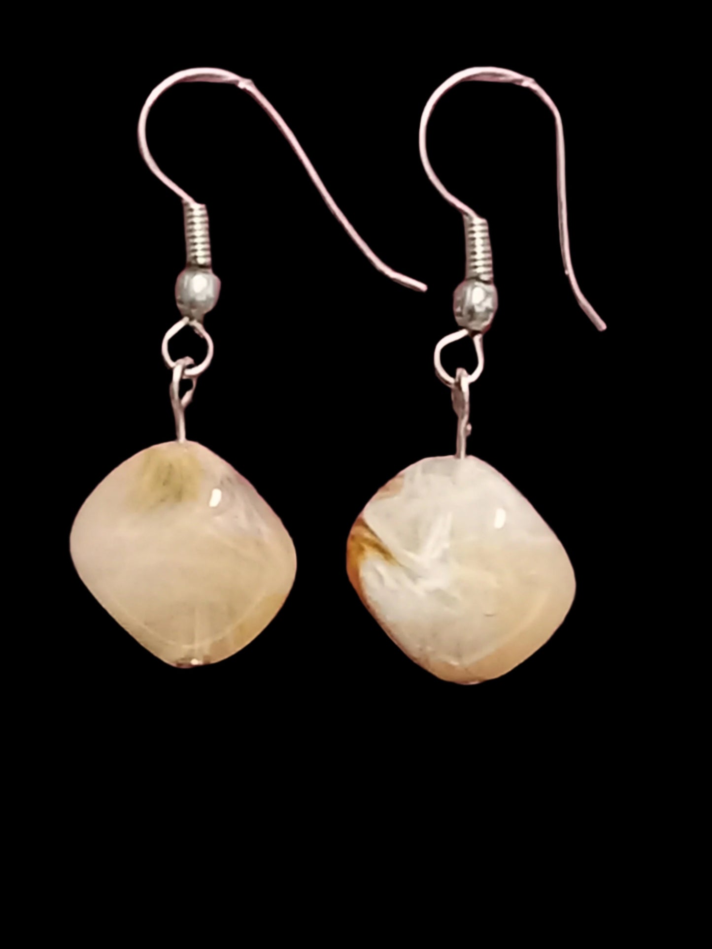 Opaque Quartz Earrings