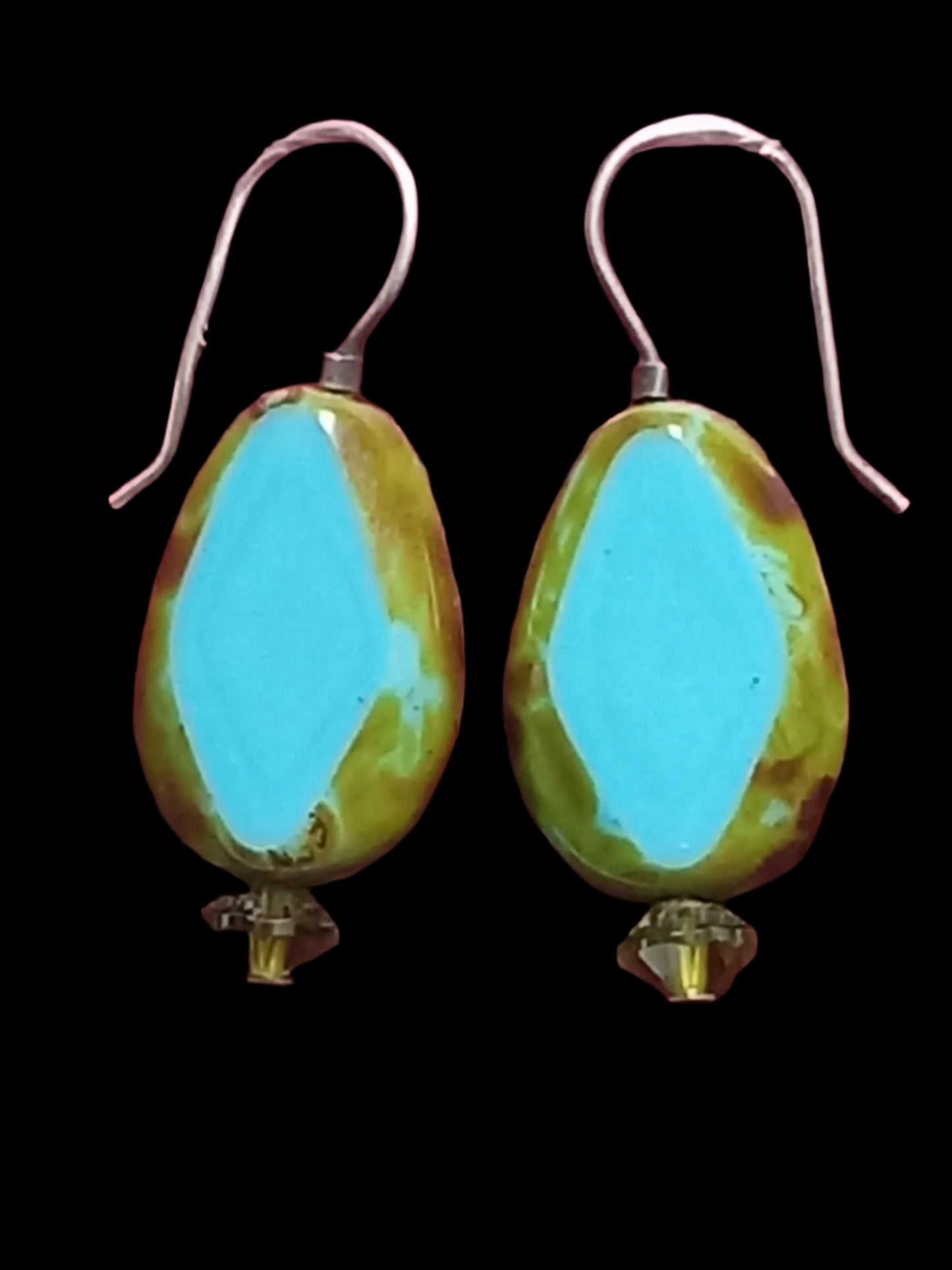 Blue Turquoise Earrings