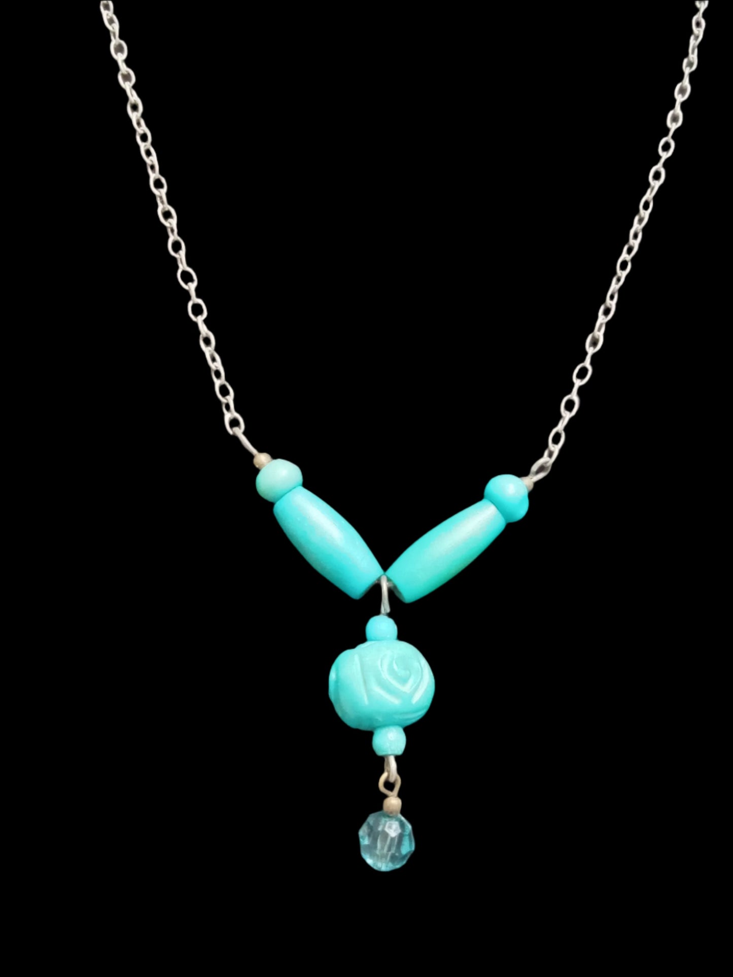 Blue Bead Necklace