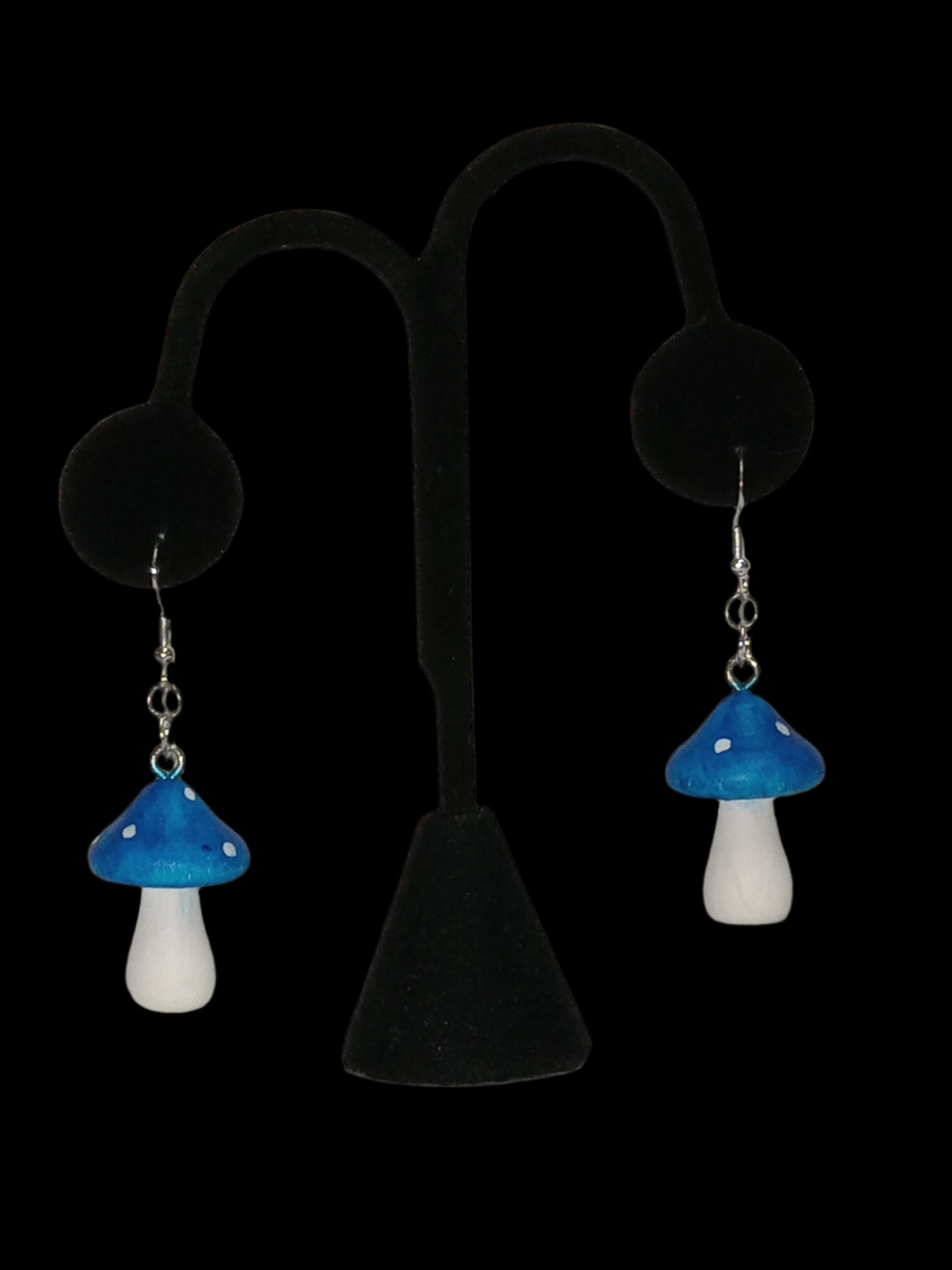 Wooden Mushrooms Earrings