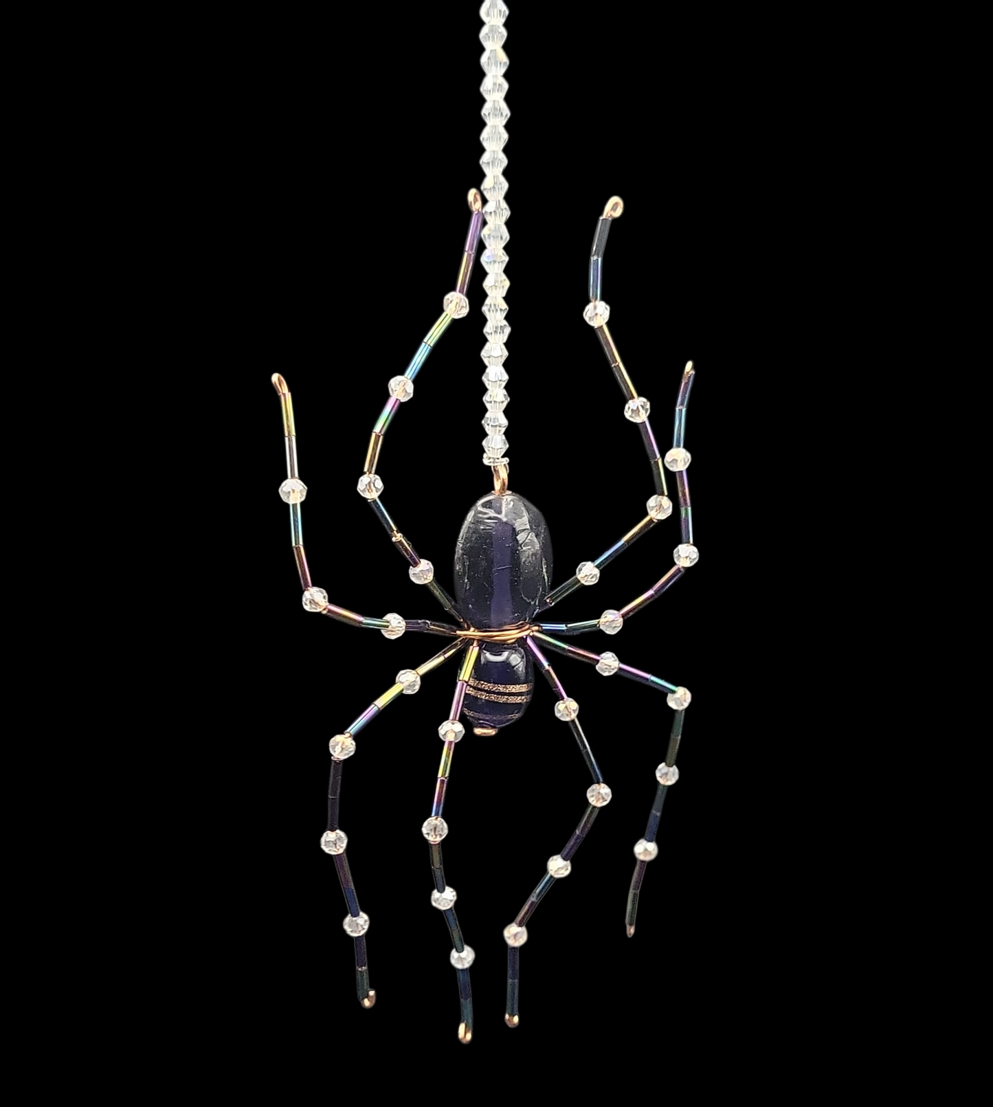 Oil Slick Spider Suncatcher