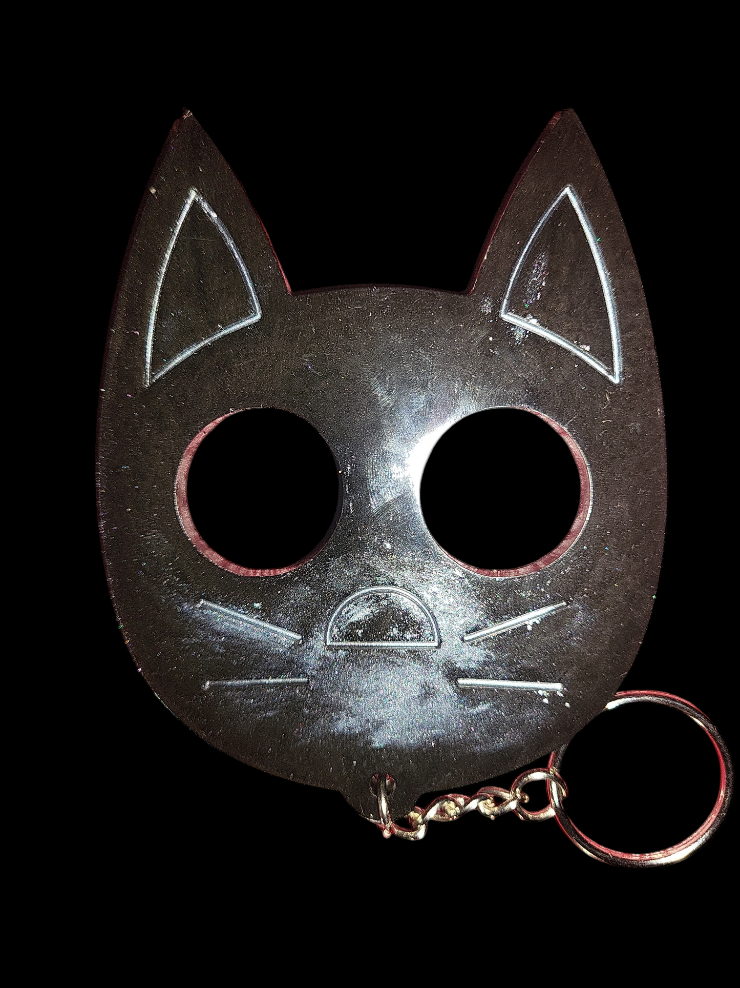 Protective Kitty Keychain