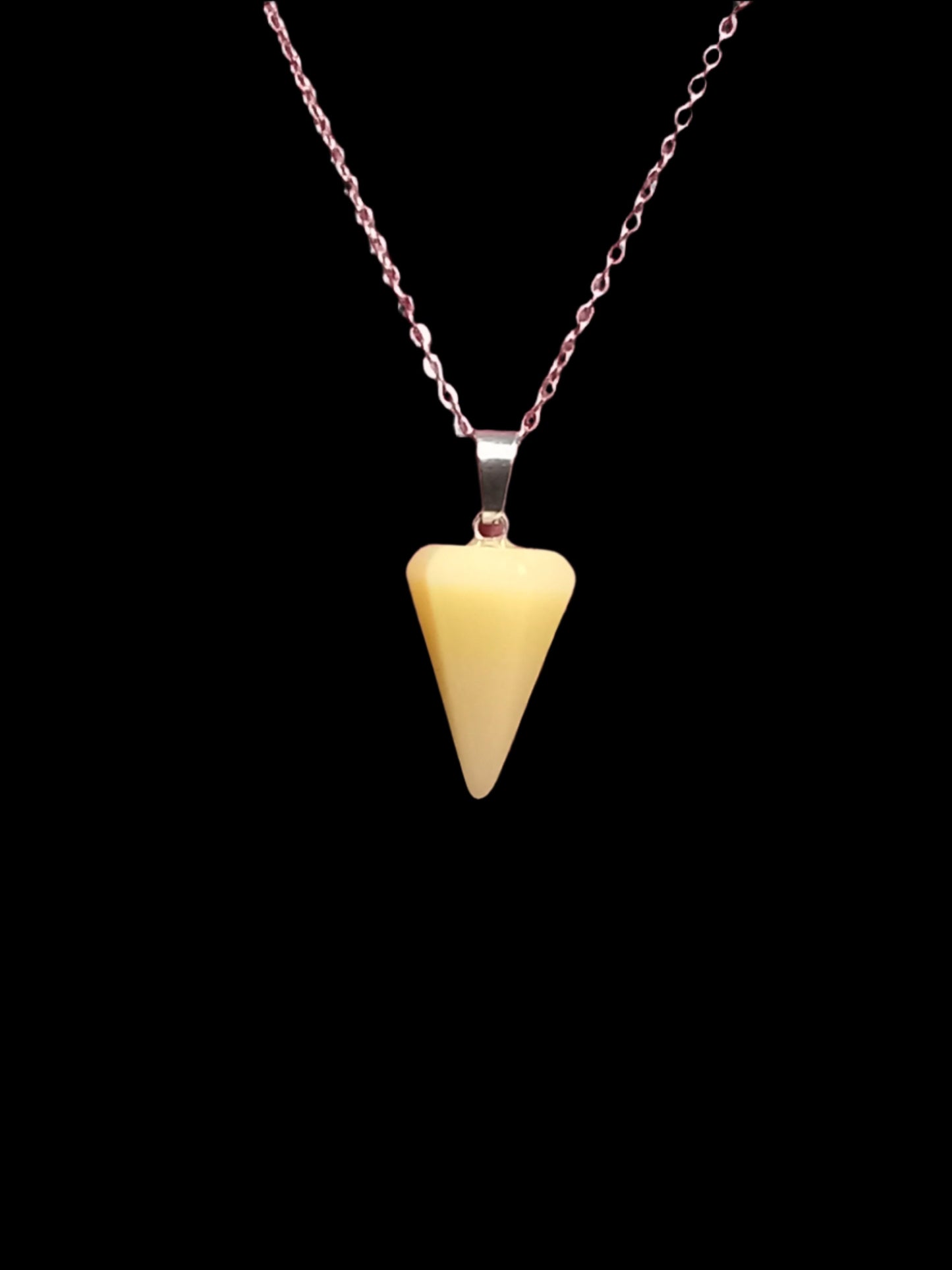 Resin Pendulum Point Necklace