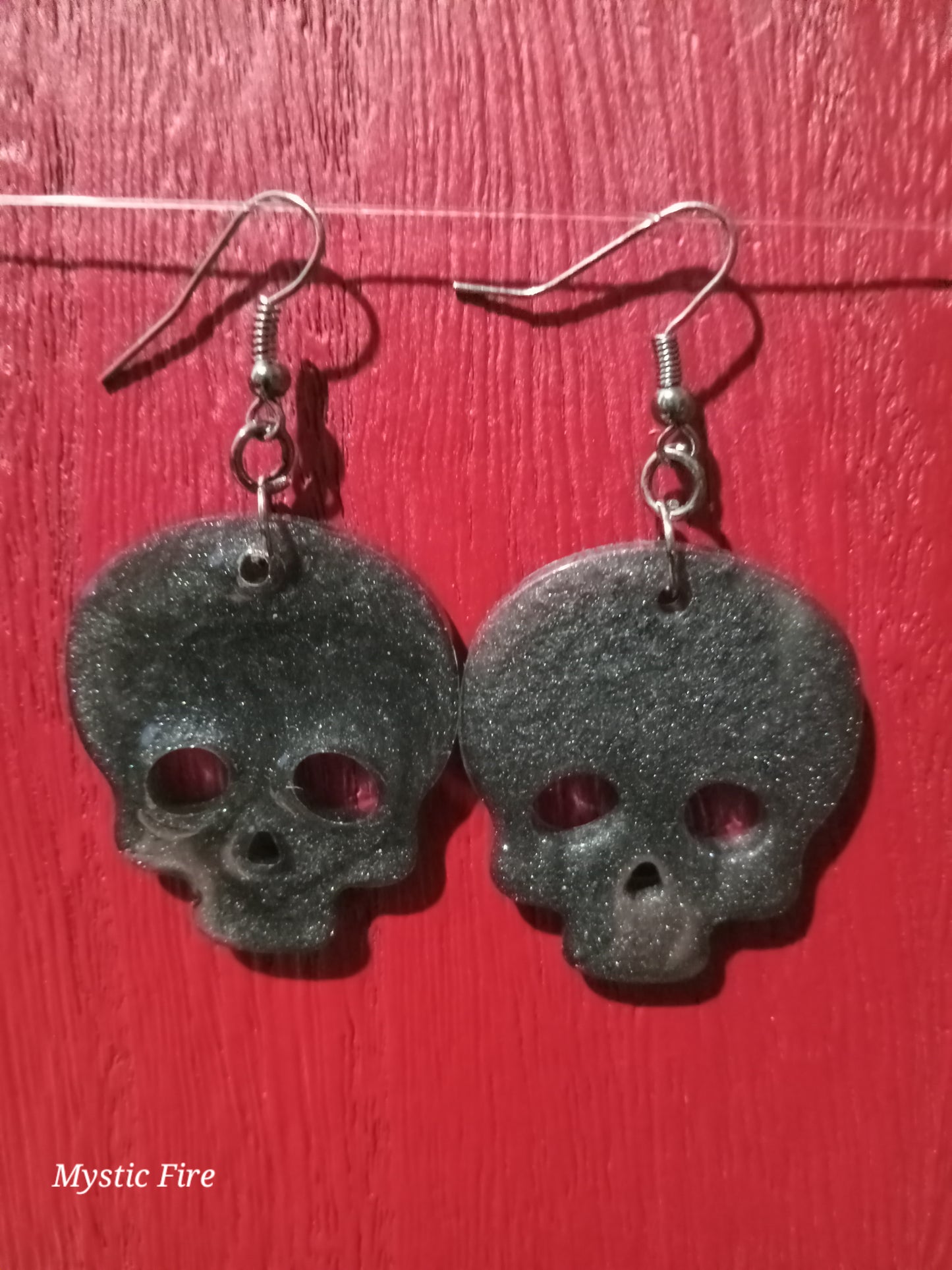 Resin Skull Earrings