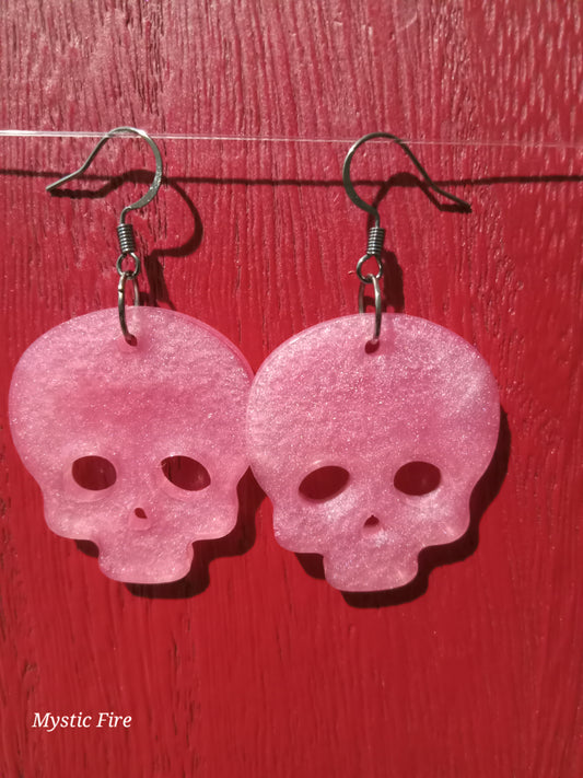 Resin Skull Earrings