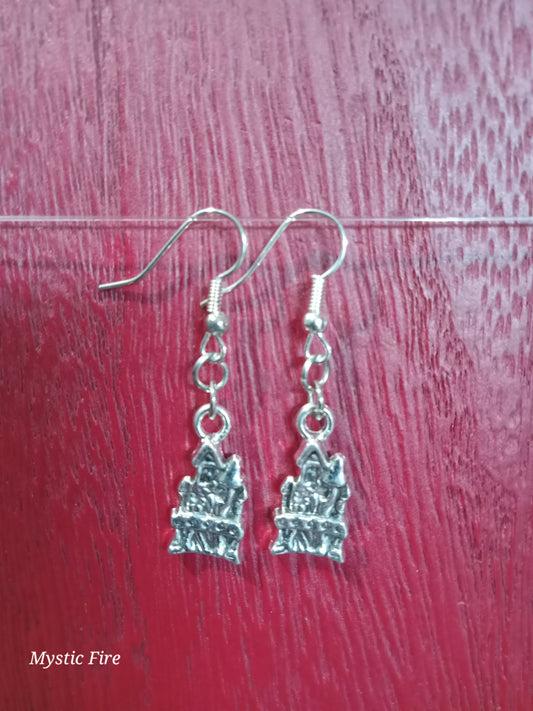 Haunted House Earrings