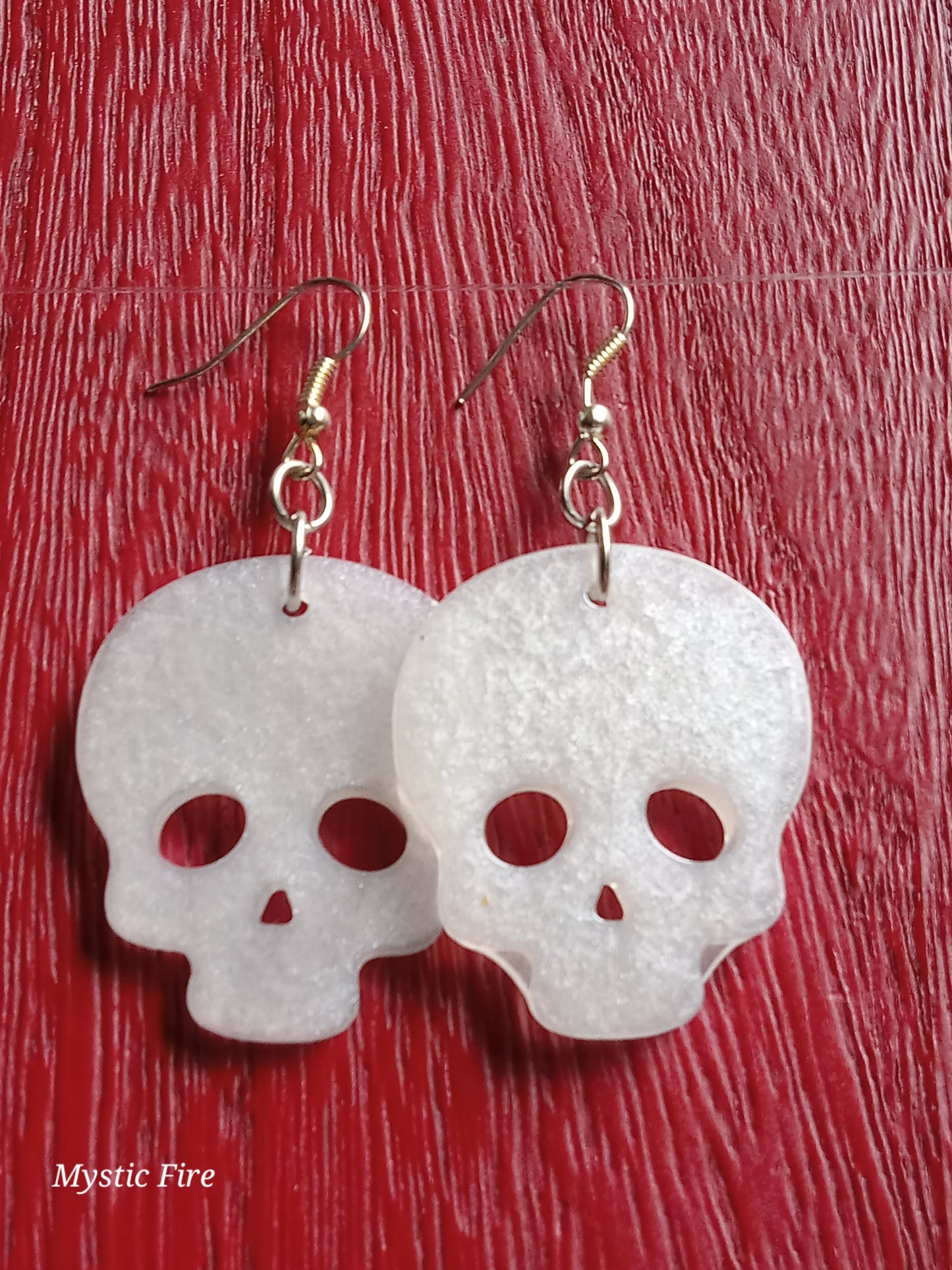 Resin Skull Earrings