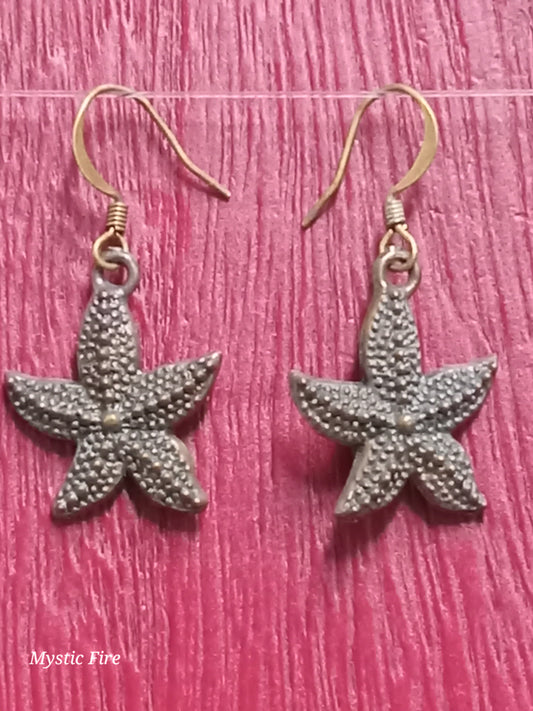 Ancient Starfish Earrings