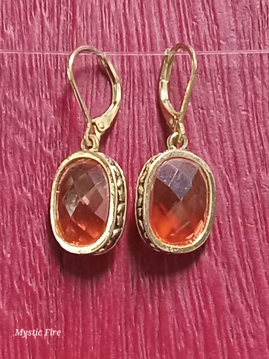 Vintage Amber Earrings