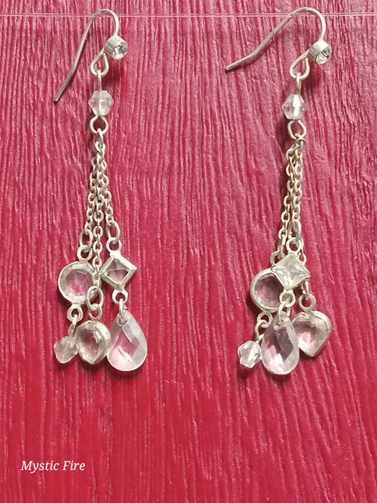 Crystal Droplets Earrings