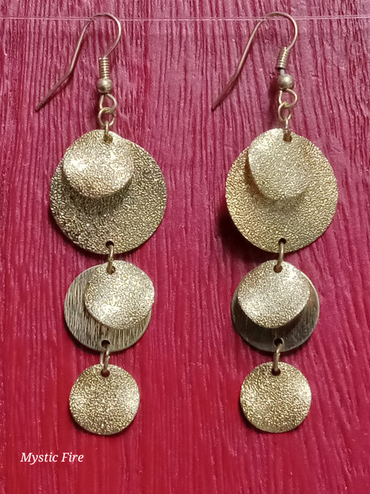 Golden Cascade Earrings