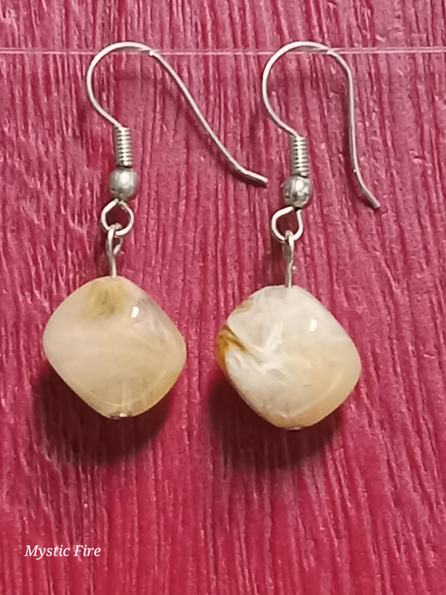 Opaque Quartz Earrings