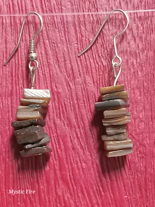 Gemstone Chip Earrings