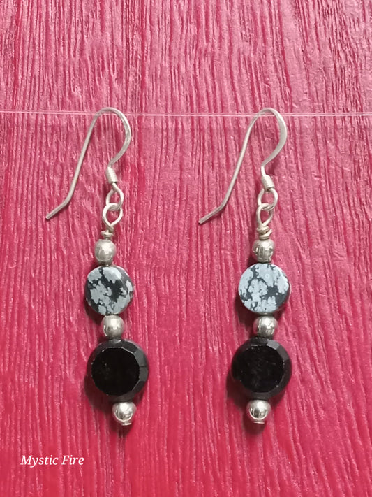 Obsidian Dreaming Earrings