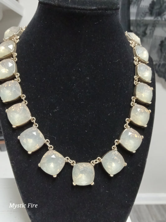 Yellow Moonstone Necklace