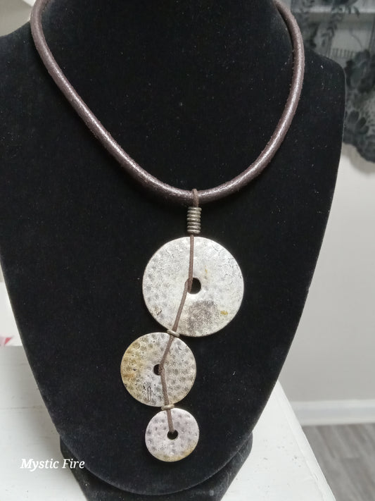 Rustic Circles Necklace