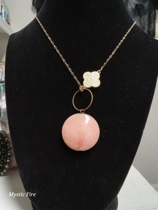 Peaches and Cream Necklace