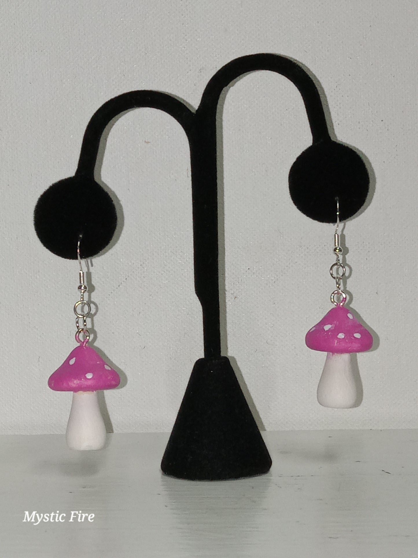 Wooden Mushrooms Earrings