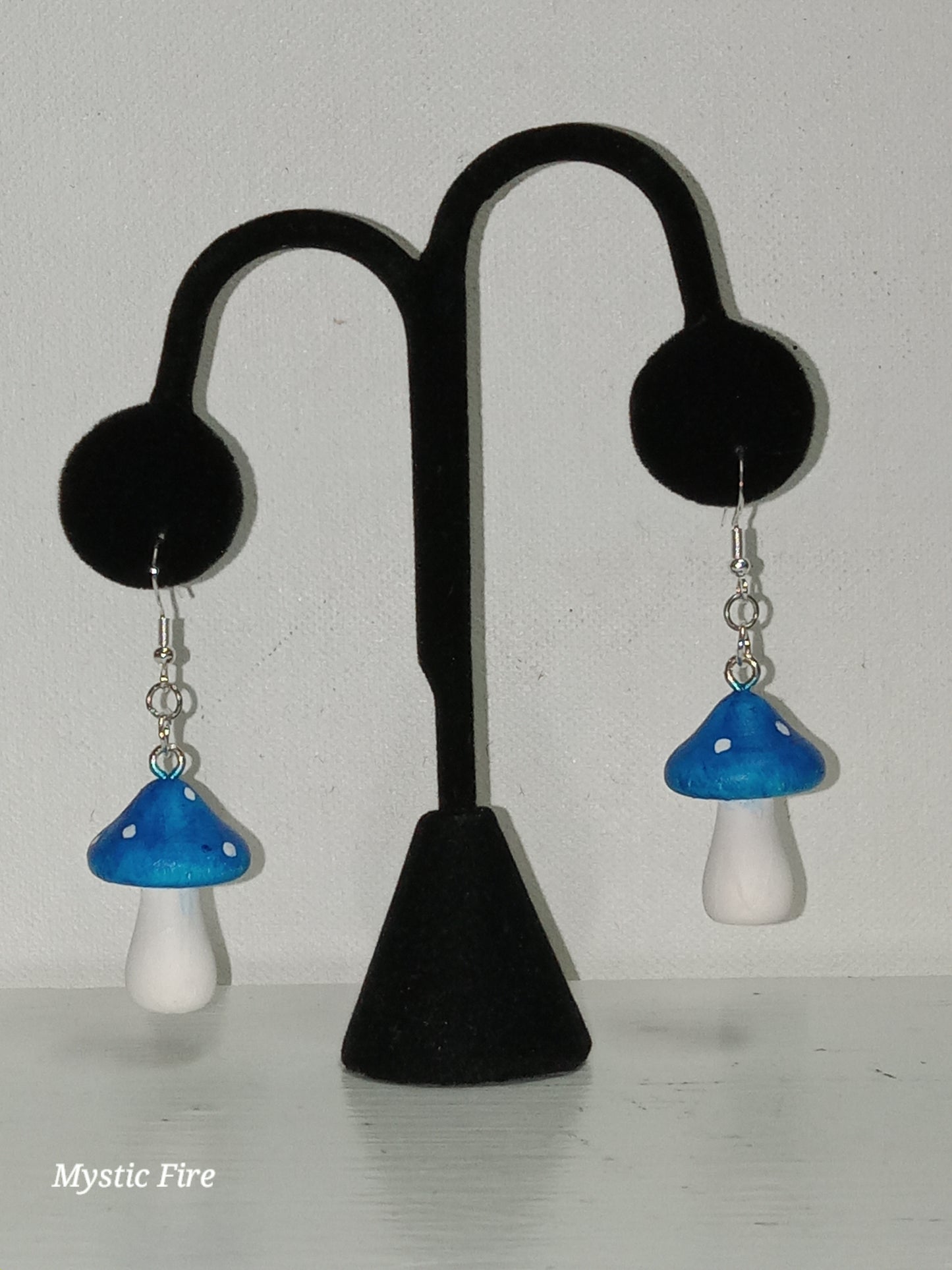 Wooden Mushrooms Earrings