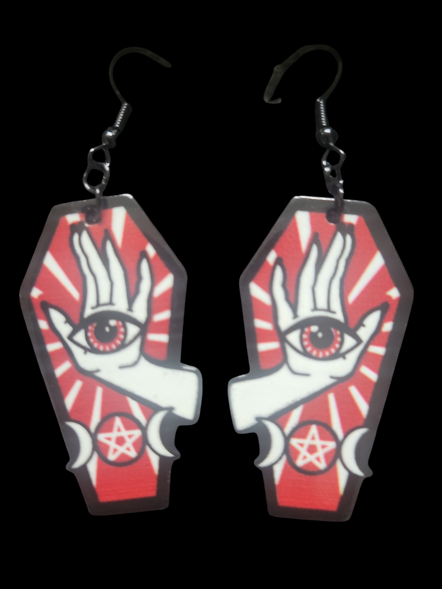 Mystical Coffin Earrings