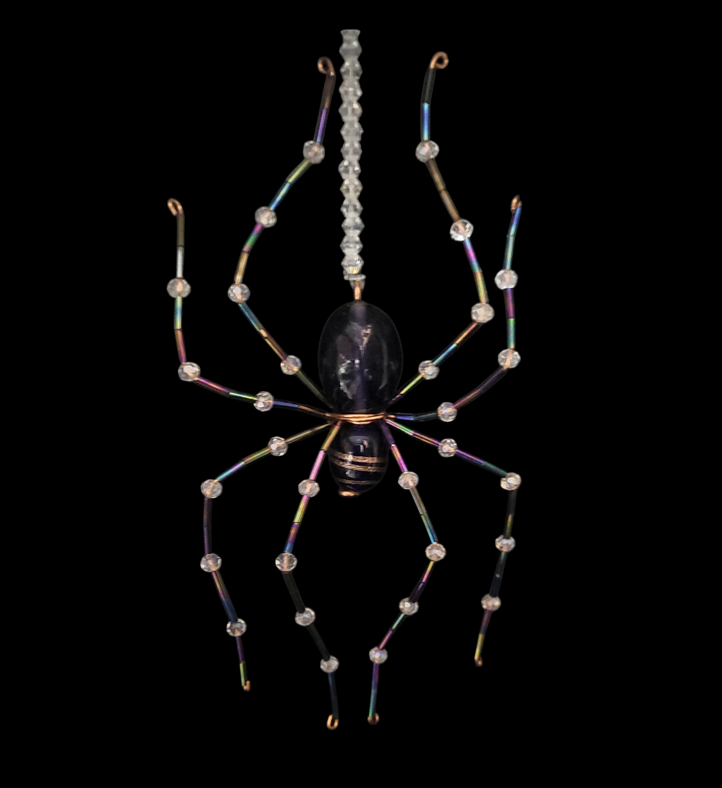 Oil Slick Spider Suncatcher