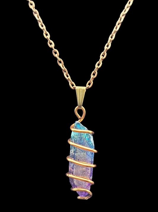 Rainbow Glass Spiral