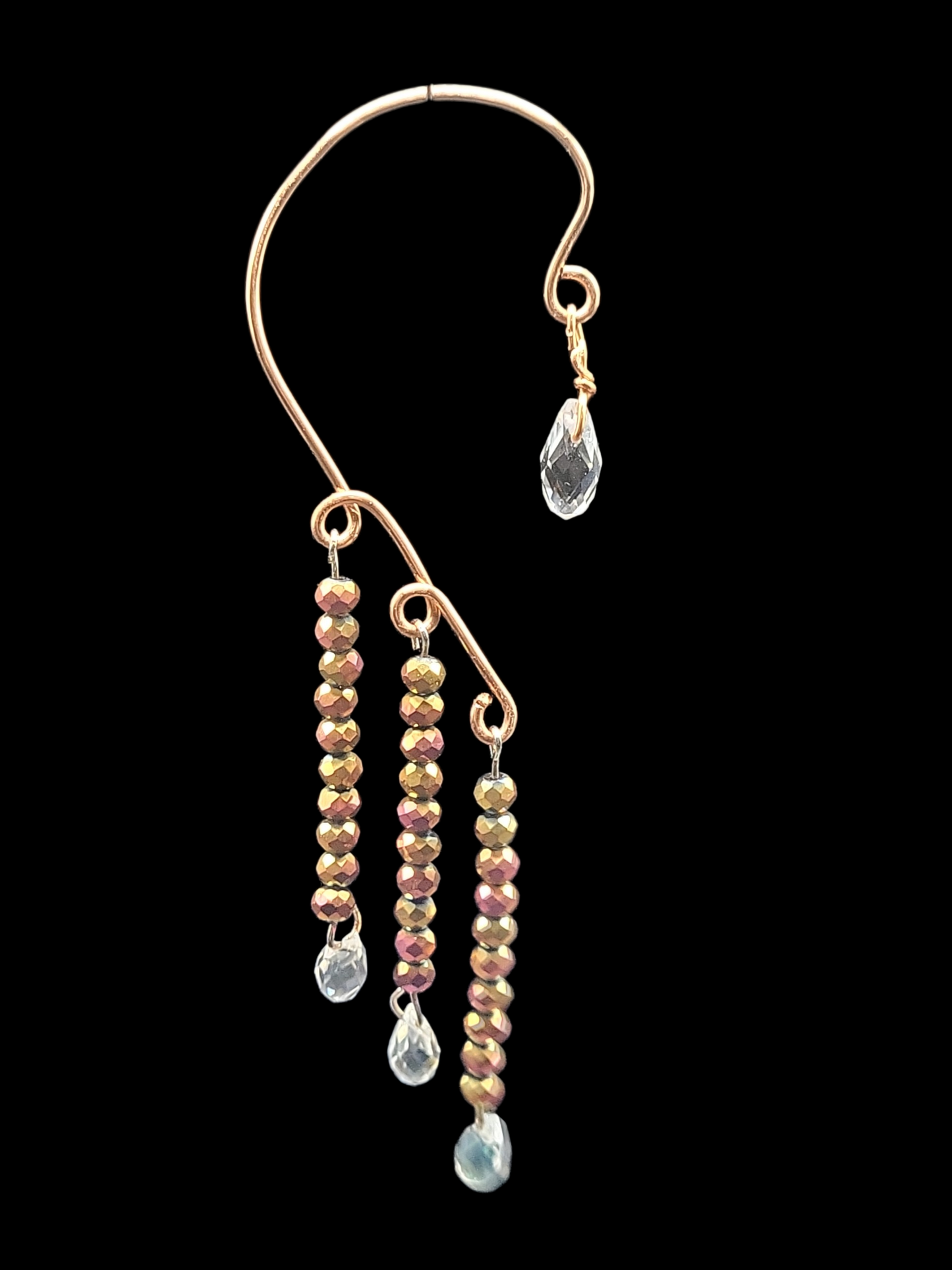 Wire Wrapped Earcuffs