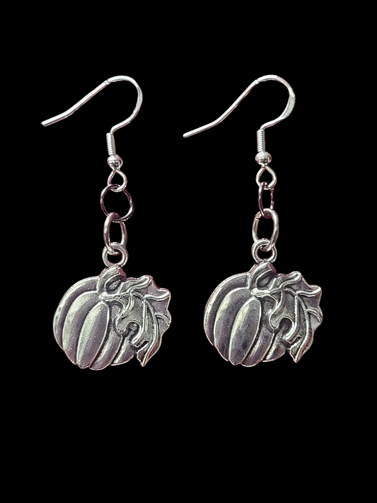 Pumpkin Leaf Earrings