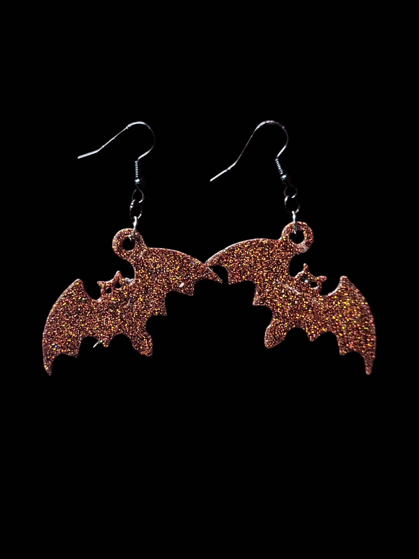 Resin Bat Earrings