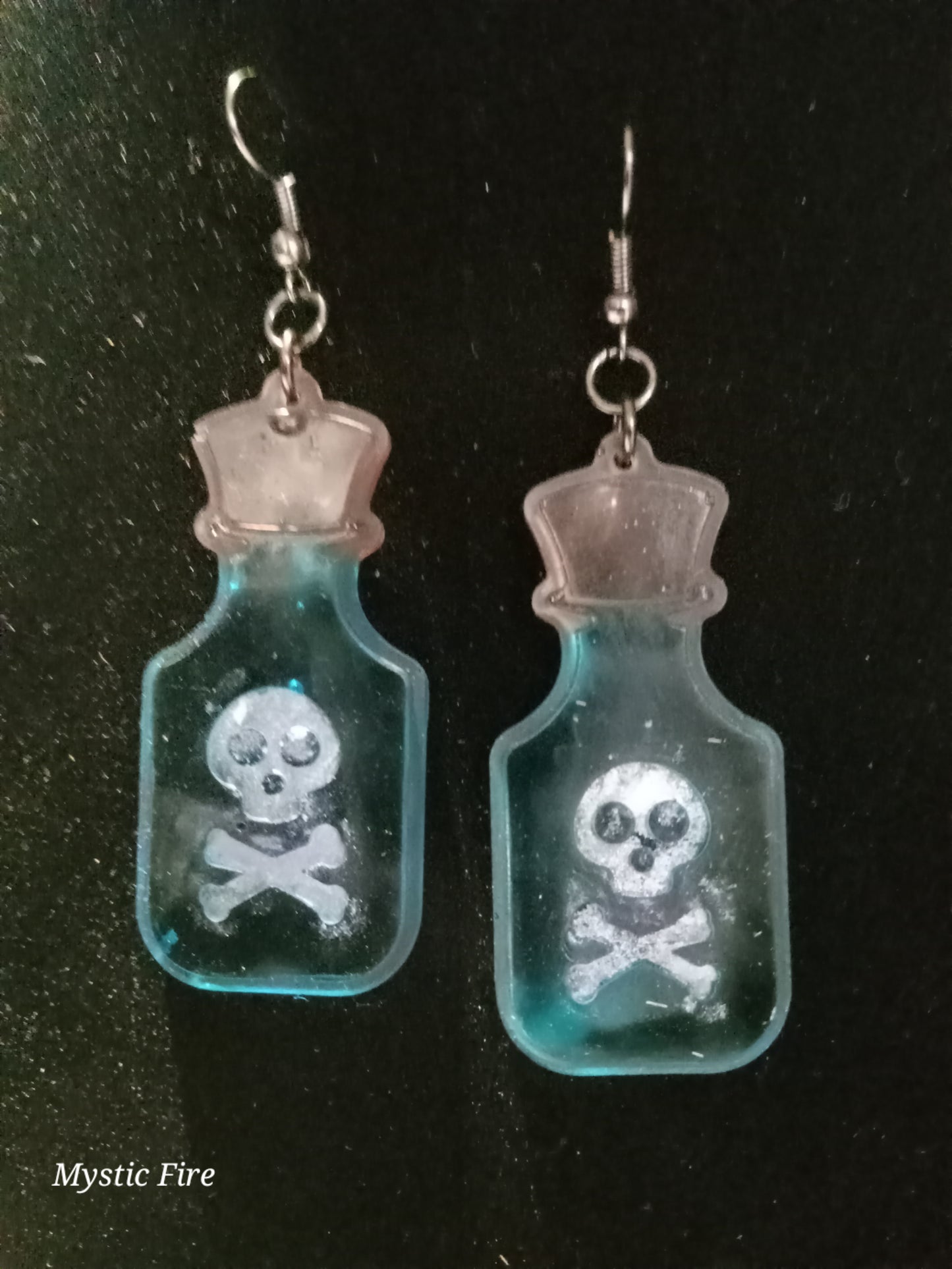 Resin Poison Earrings