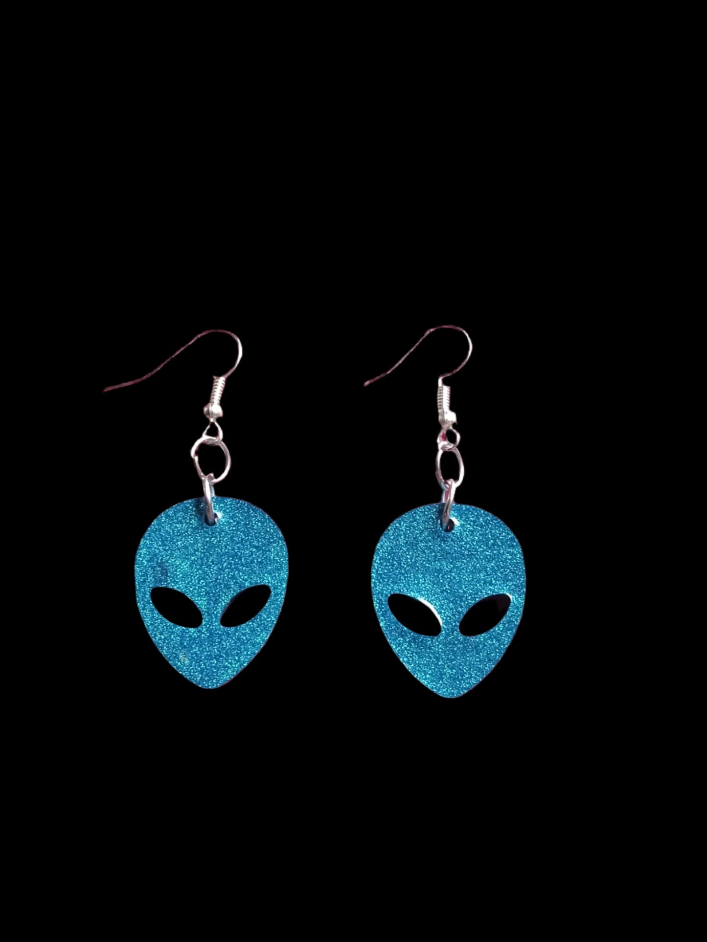 Resin Alien Earrings