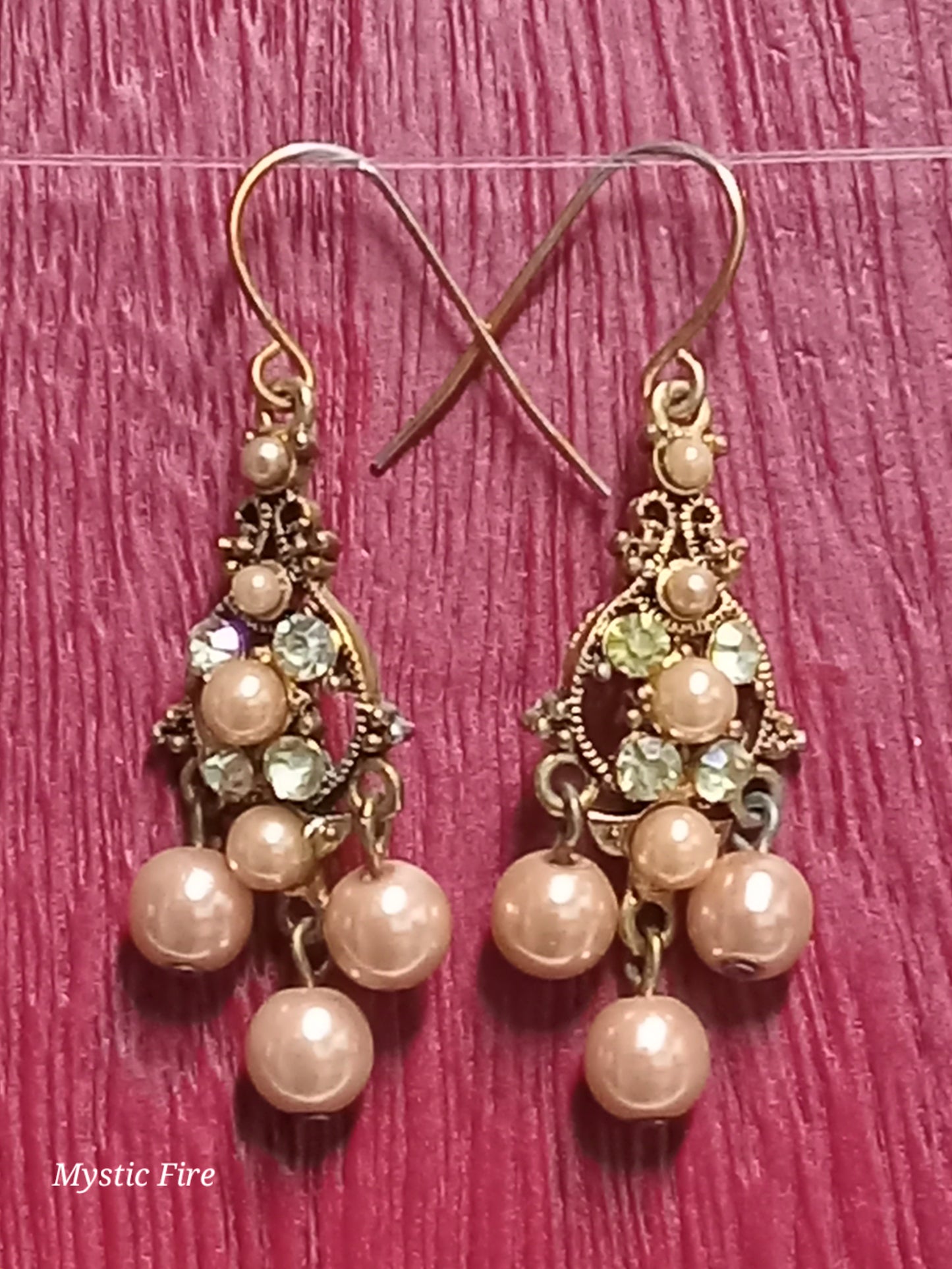 Antique Pearl Droplet Earrings